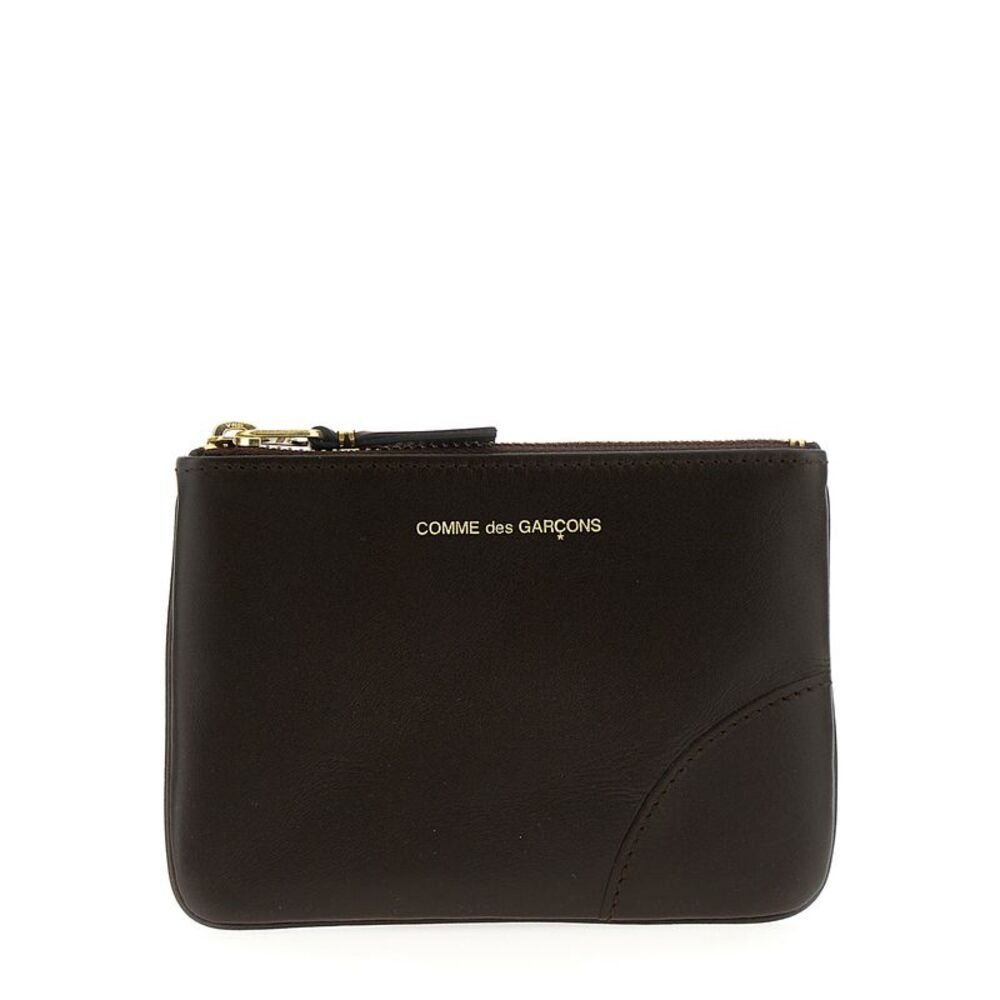 Comme Des Garçons Wallet Unisex Logo Leather Wallet